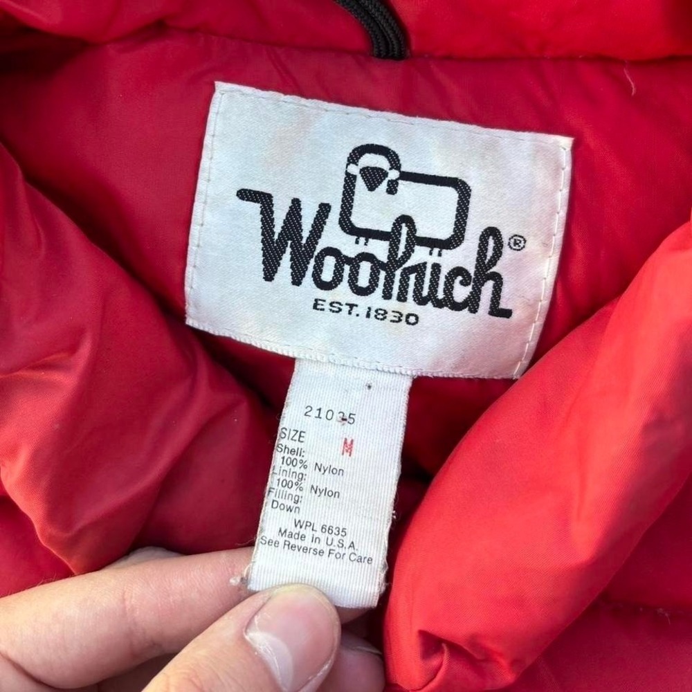 True Vintage 80's 70's Woolrich Puffer Vest Medium - Picture 3 of 6